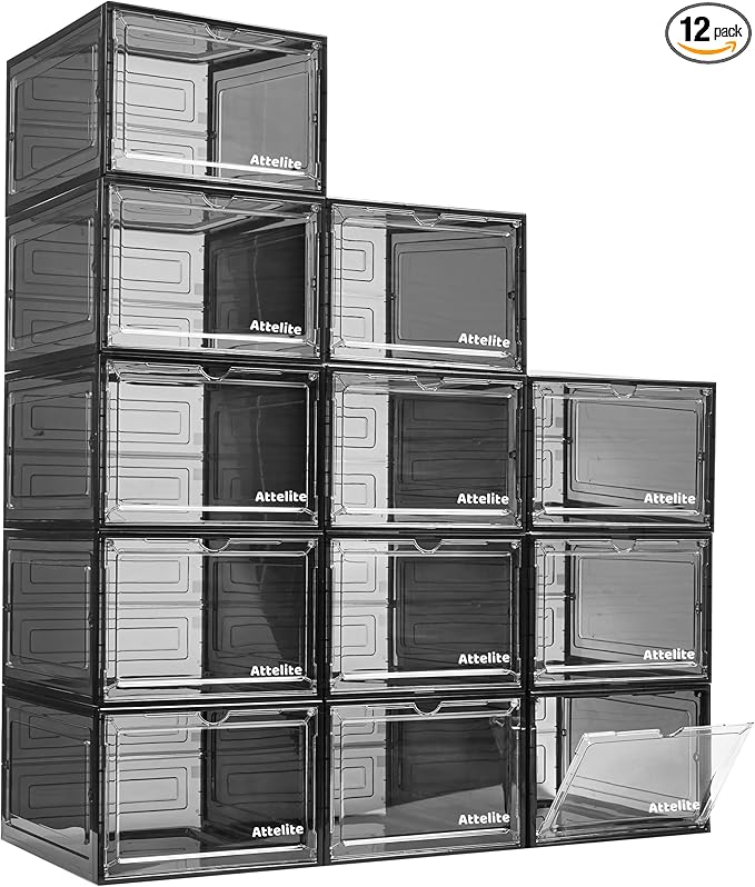 Attelite Upgrade 12pack Shoe Box Storage